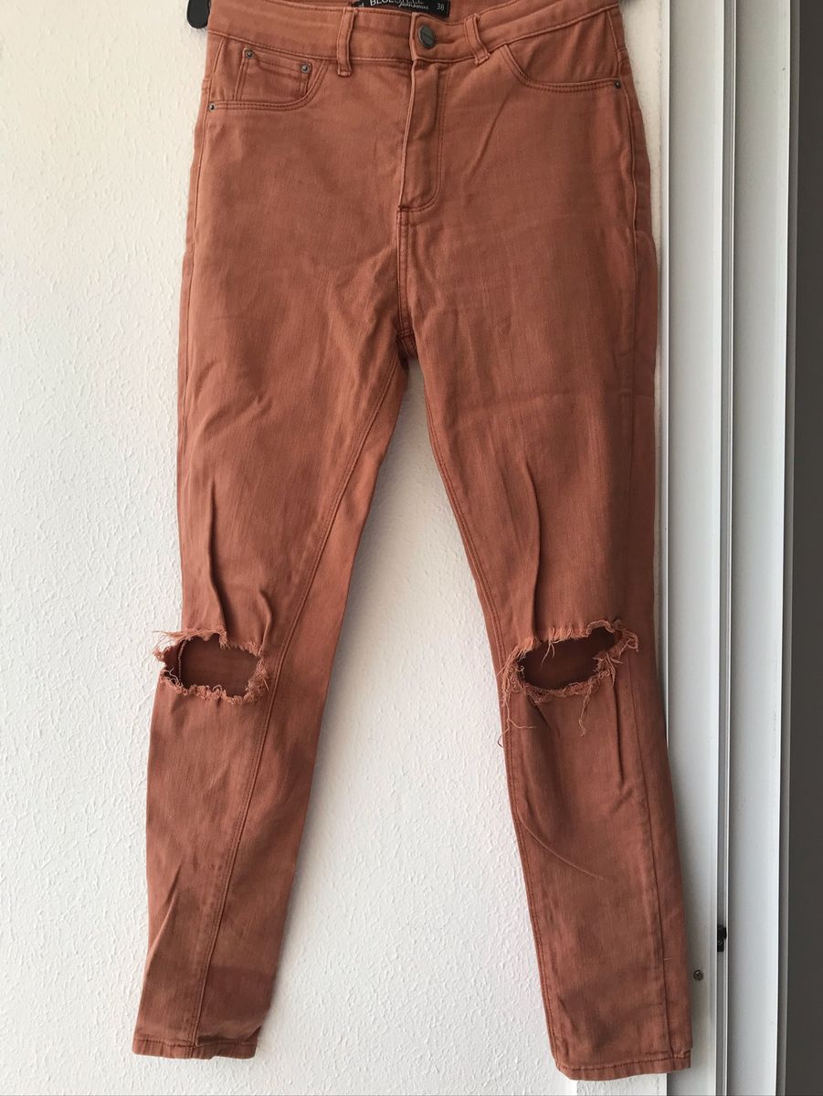 calça jeans feminina caramelo