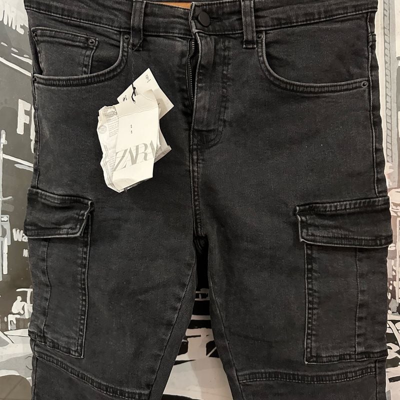 Calça Jeans Cargo Zara Calça Masculina Zara Nunca Usado 97342899 enjoei