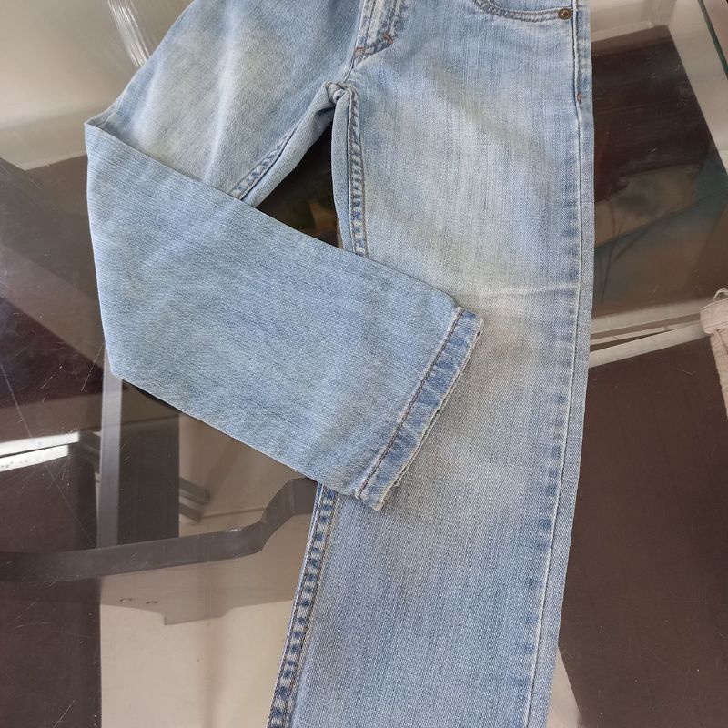 Calça Jeans Chicco com Regulagem Na Cintura 5 Anos