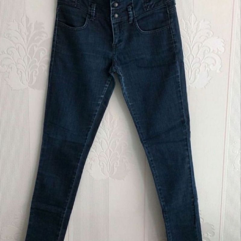 Calça Jeans Skinny Cintura Alta Yck's - YCK'S