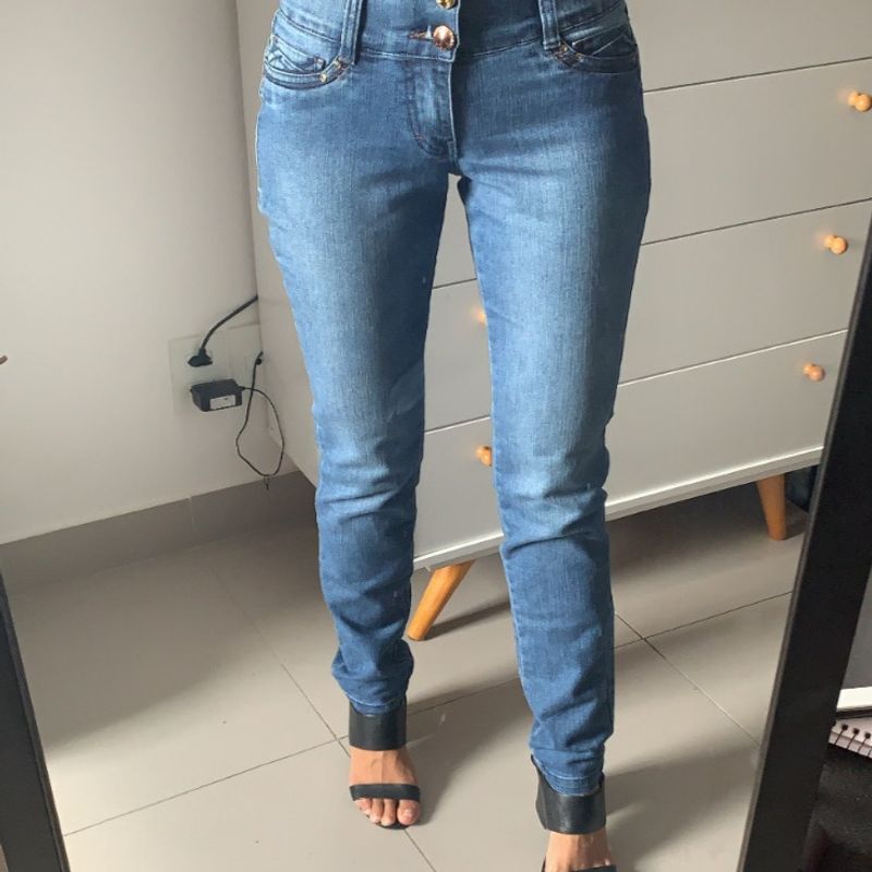 Calça jeans hot sale litani feminina