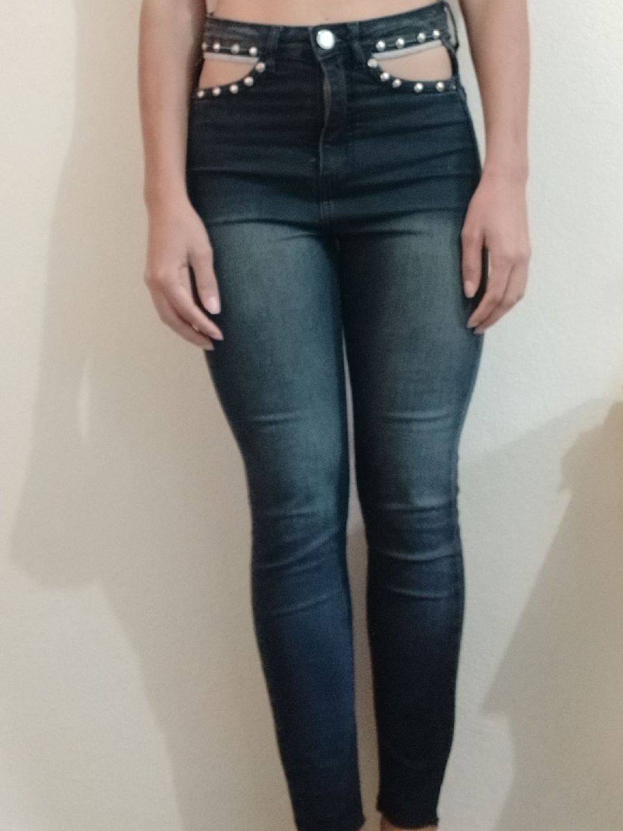 calça jeans feminina cintura alta 34