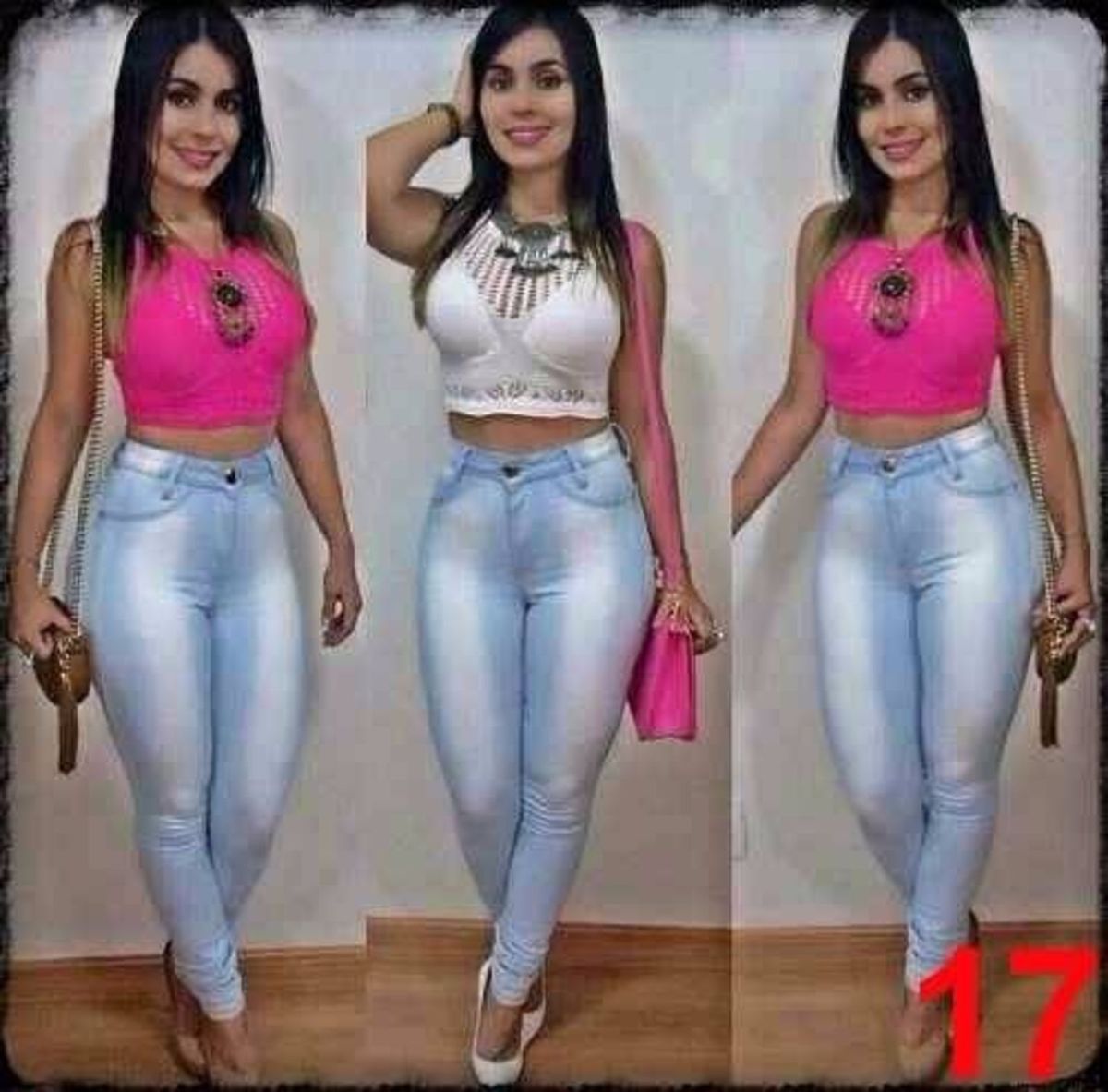 calça jeans cos alto