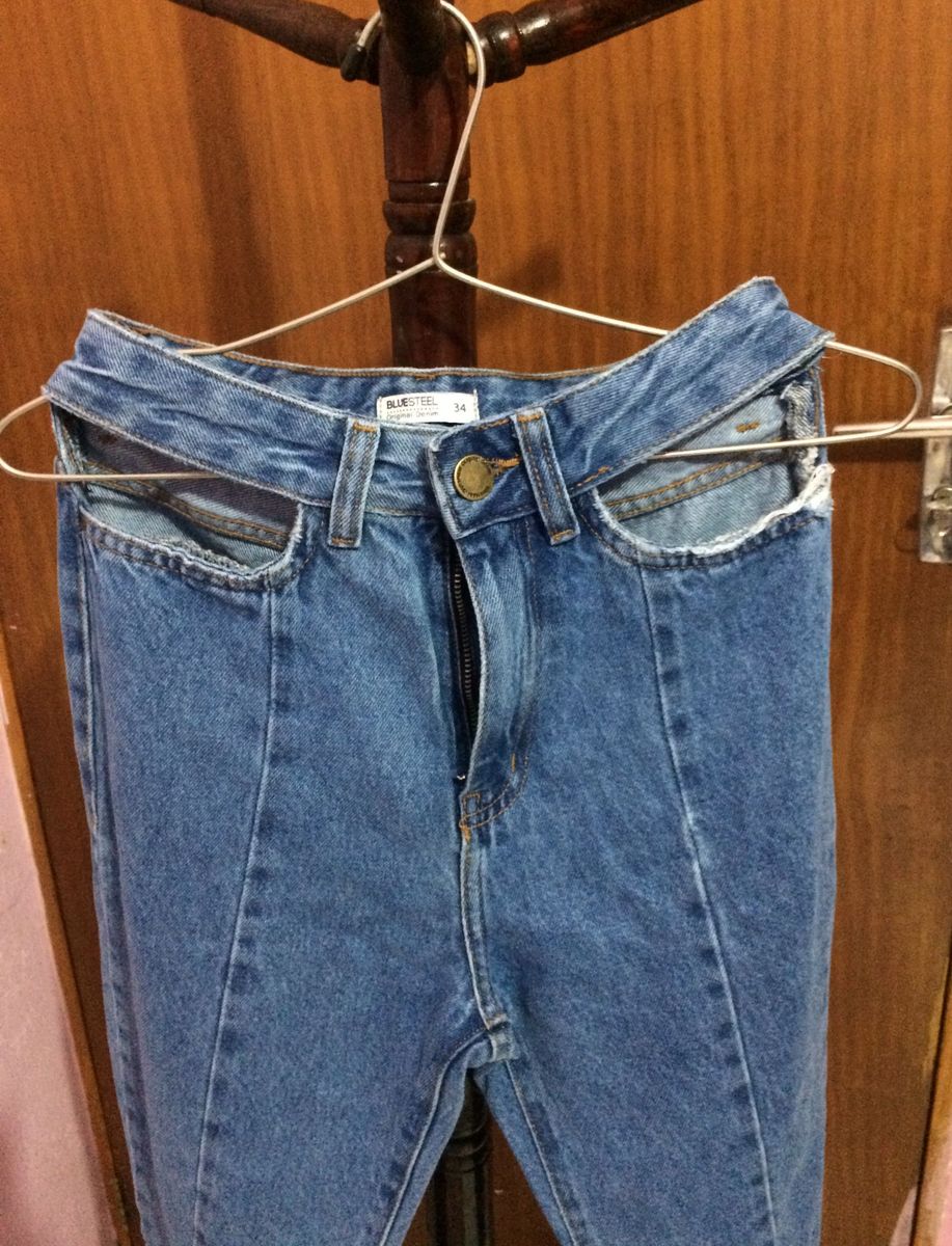 calça jeans feminina cintura alta 34