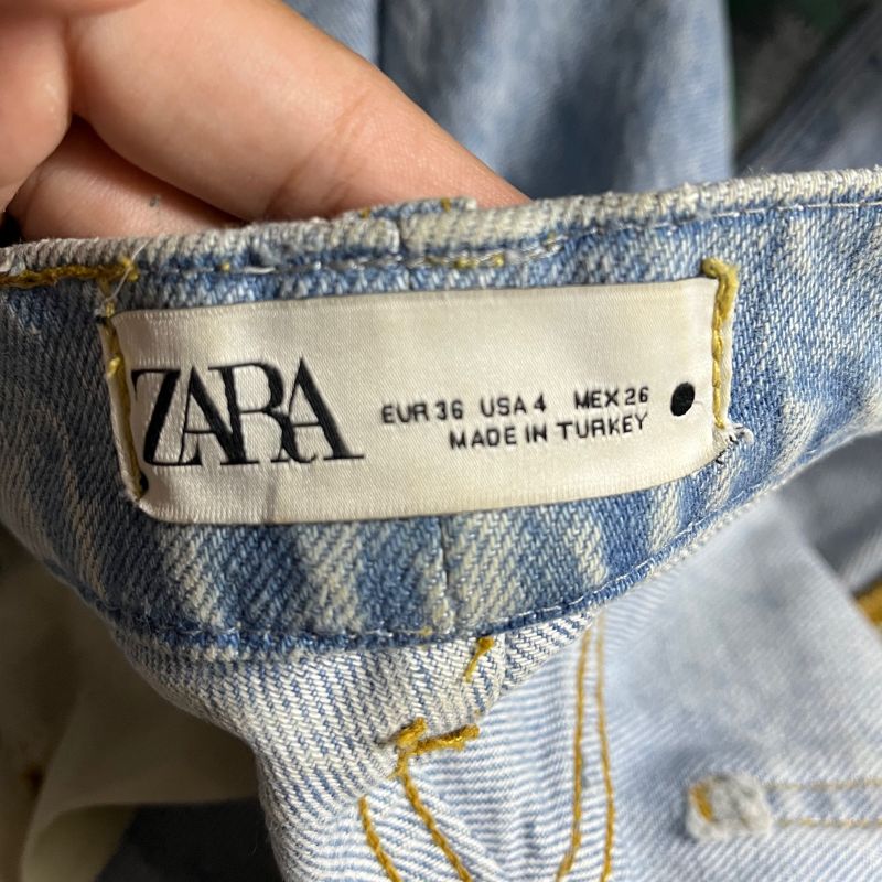 Calça Jeans Claro Zara, Calça Feminina Zara Usado 86056817