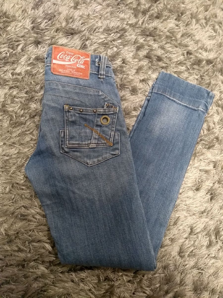 calça jeans coca cola feminina