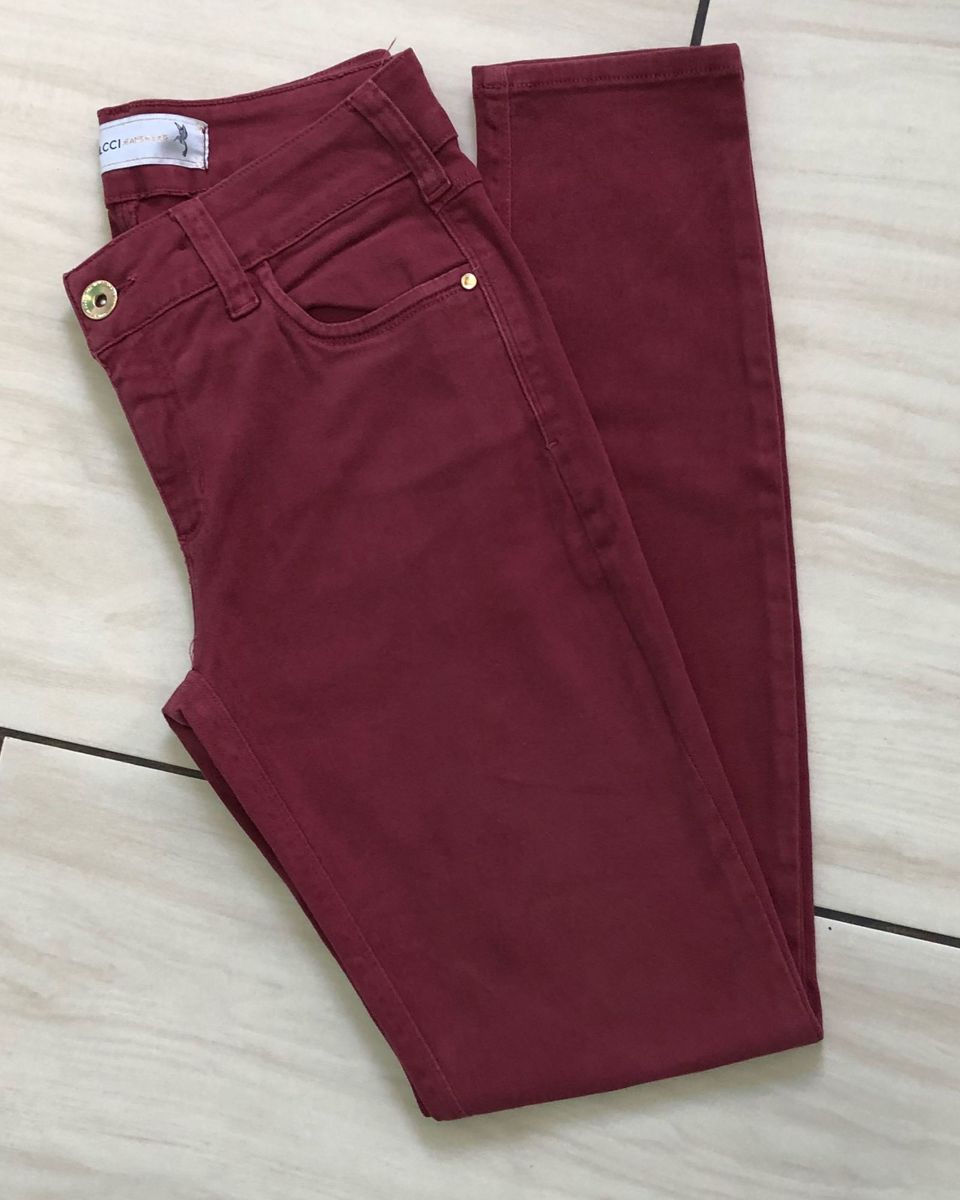 calça jeans colorida feminina