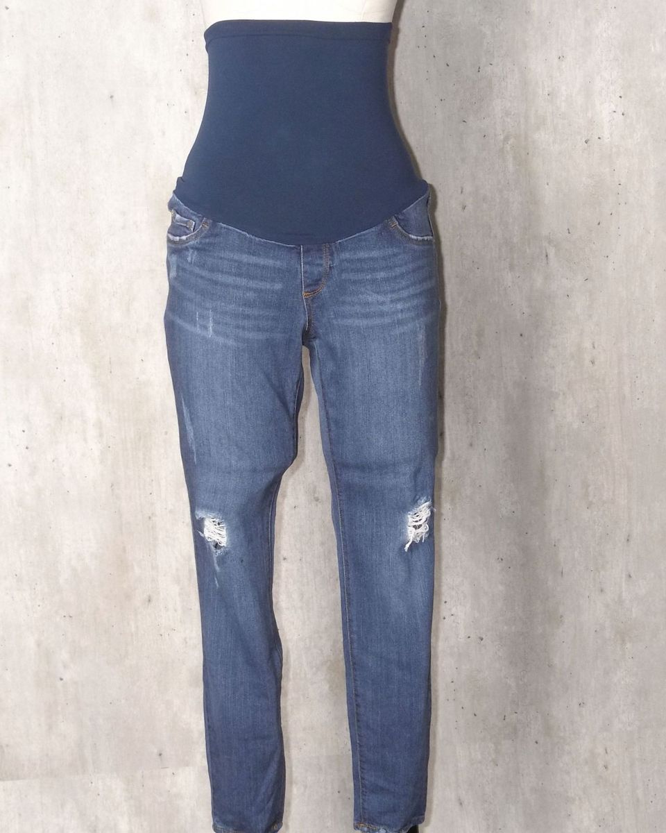 calça jeans feminina com elastico no cós