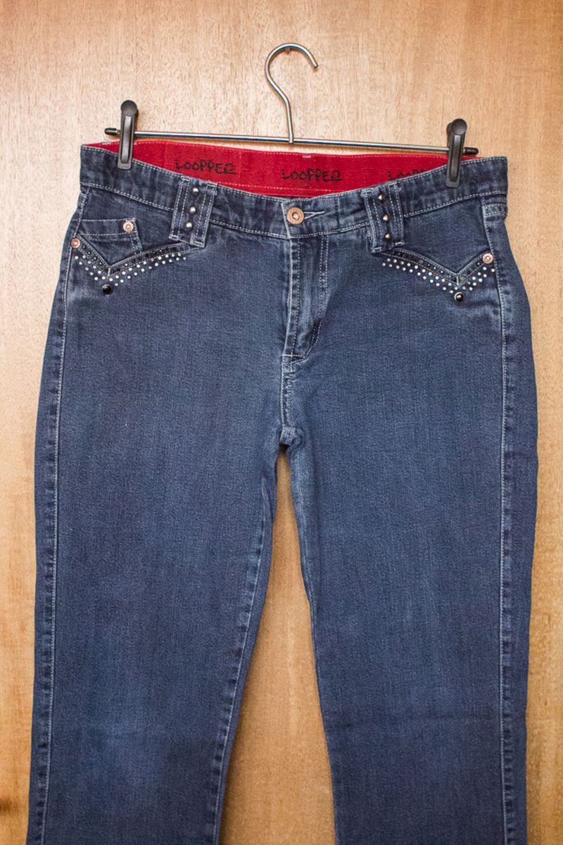 calca jeans looper feminina