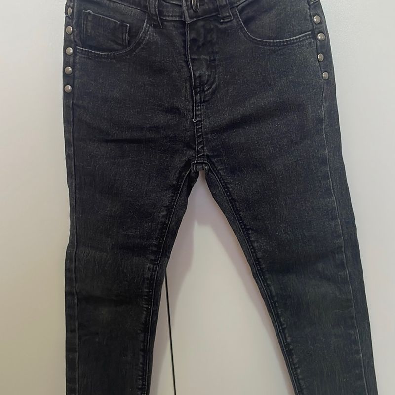 Calça Jeans com Regulagem Interna Tam 4, Roupa Infantil para Menina  Palomino Usado 88482017