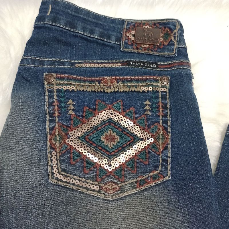 Tassa Gold CalÃ§a Country Tassa Feminina Calça Jeans Country