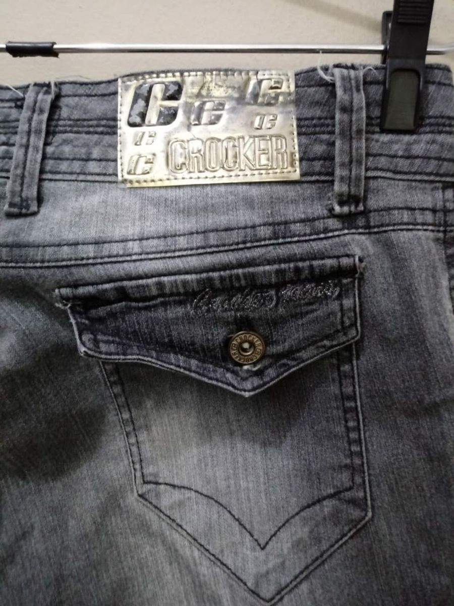 calça jeans crocker