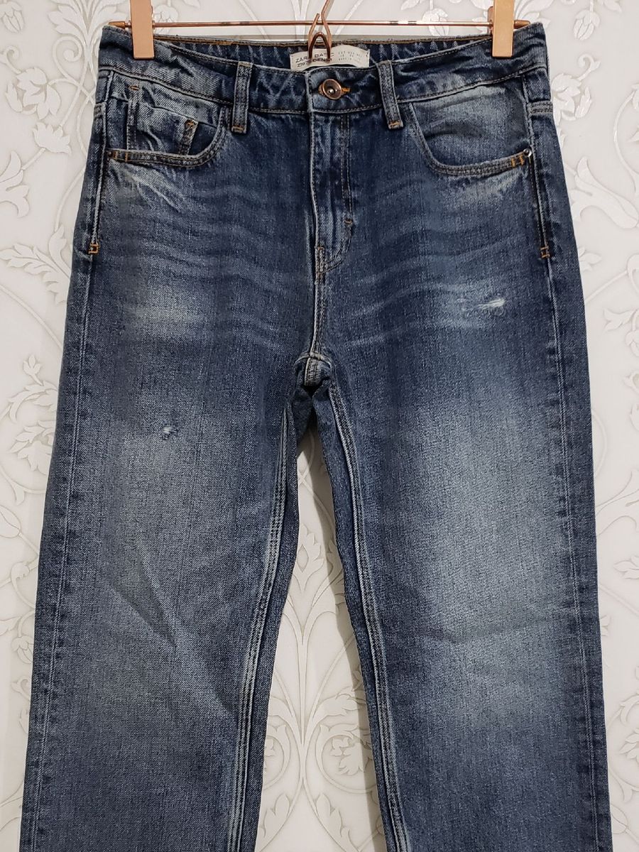 calça jeans cru feminina