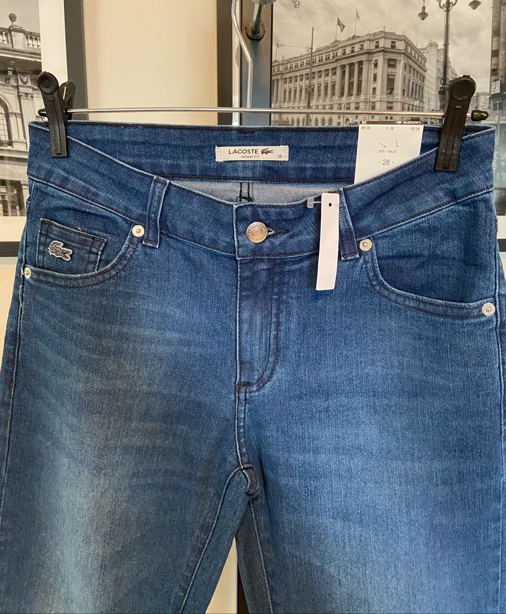 calça jeans feminina lacoste
