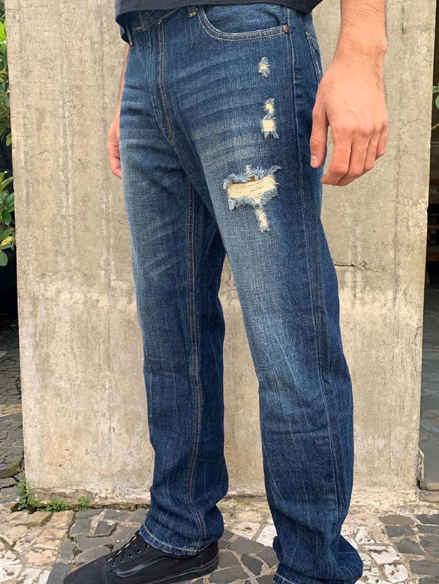 calça jeans mr kitsch