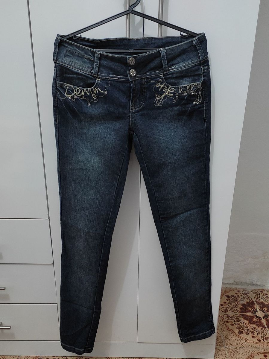 Calça jeans hot sale feminina walery