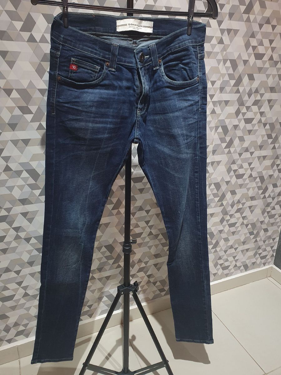 calça jeans masculina damyller