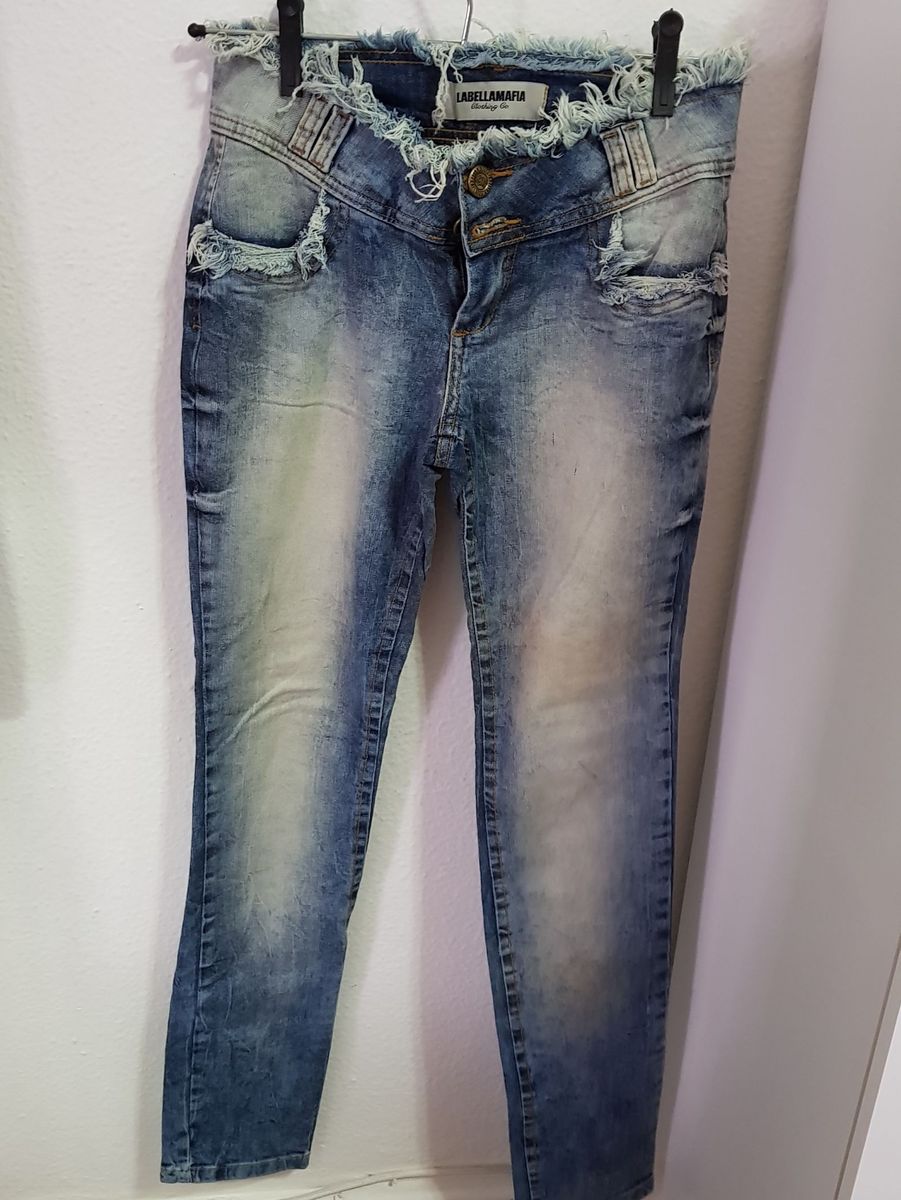 calça jeans labellamafia