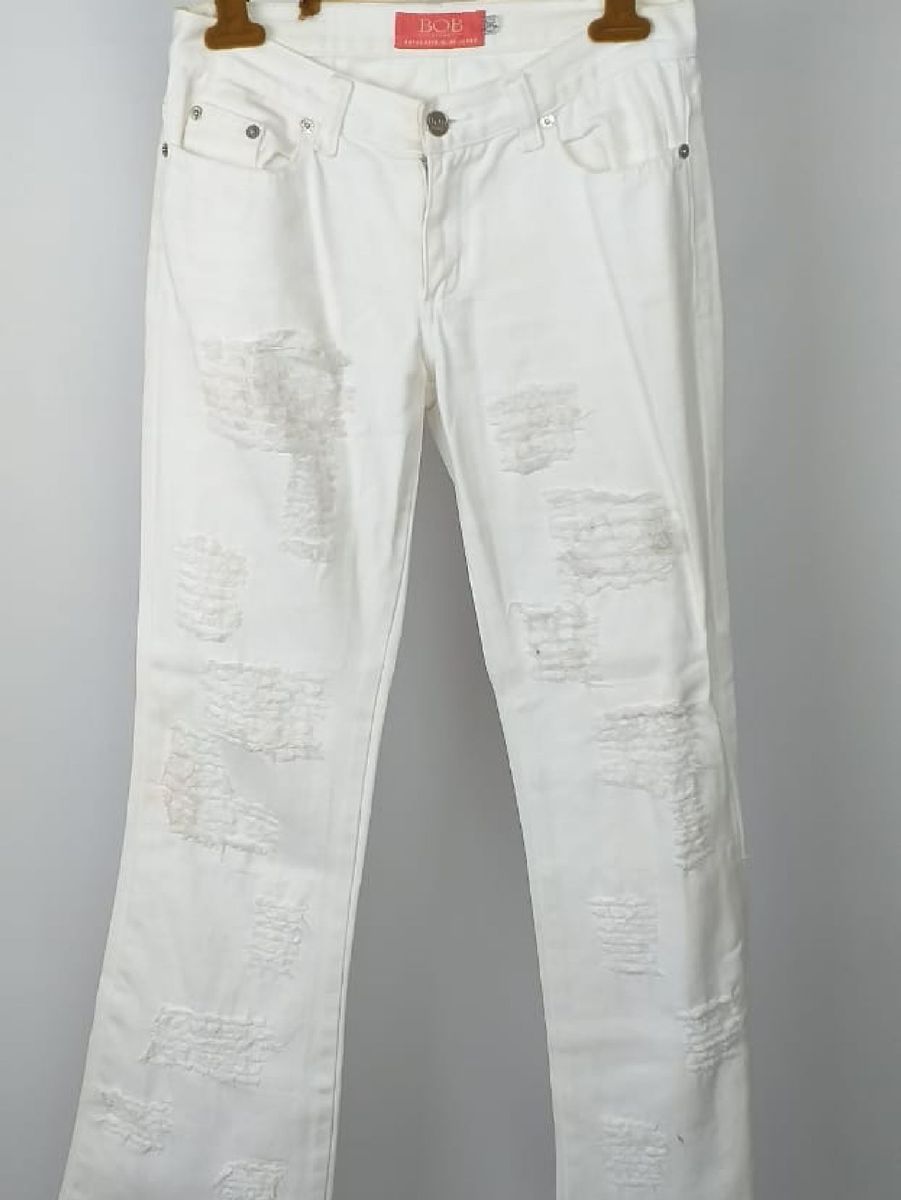 calça jeans off white feminina