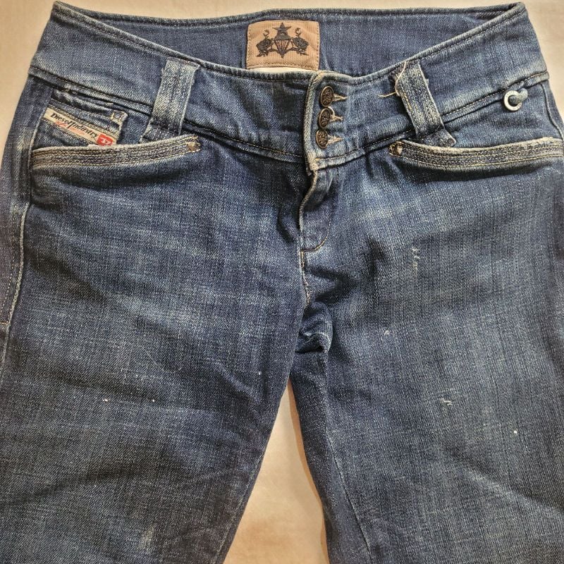 Calça Jeans Diesel Original Feminina Calça Feminina Diesel Usado 64287805  enjoei