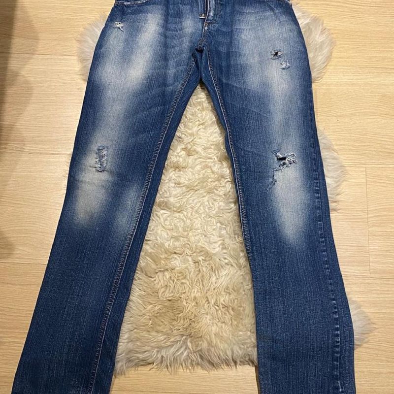 Calça jeans best sale dolce gabbana masculino