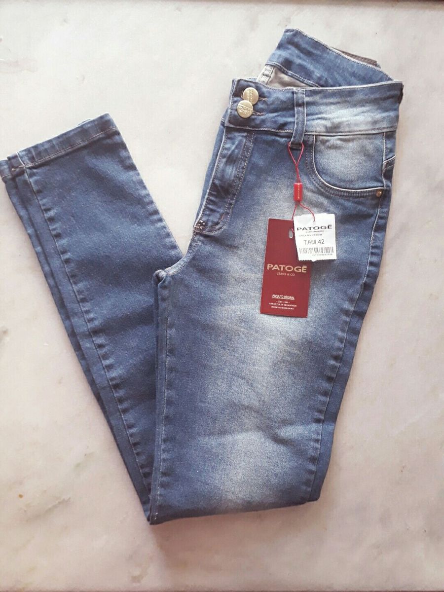 calça jeans patoge cintura alta