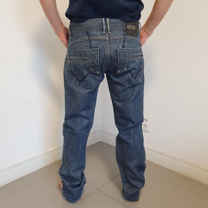 Calça jeans masculina hot sale bunnys