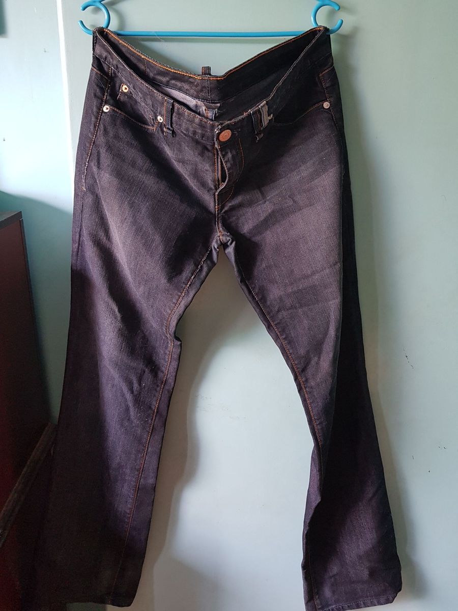 calça jeans escuro armani exchange - calças armani exchange