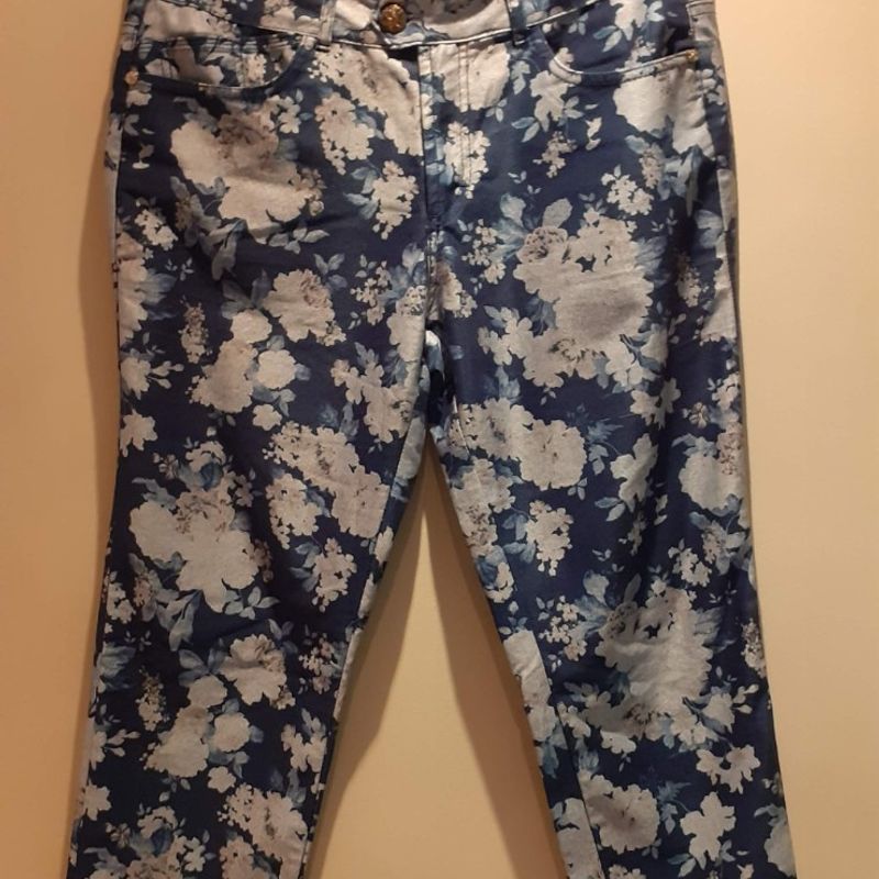 Calças jeans clearance estampadas femininas