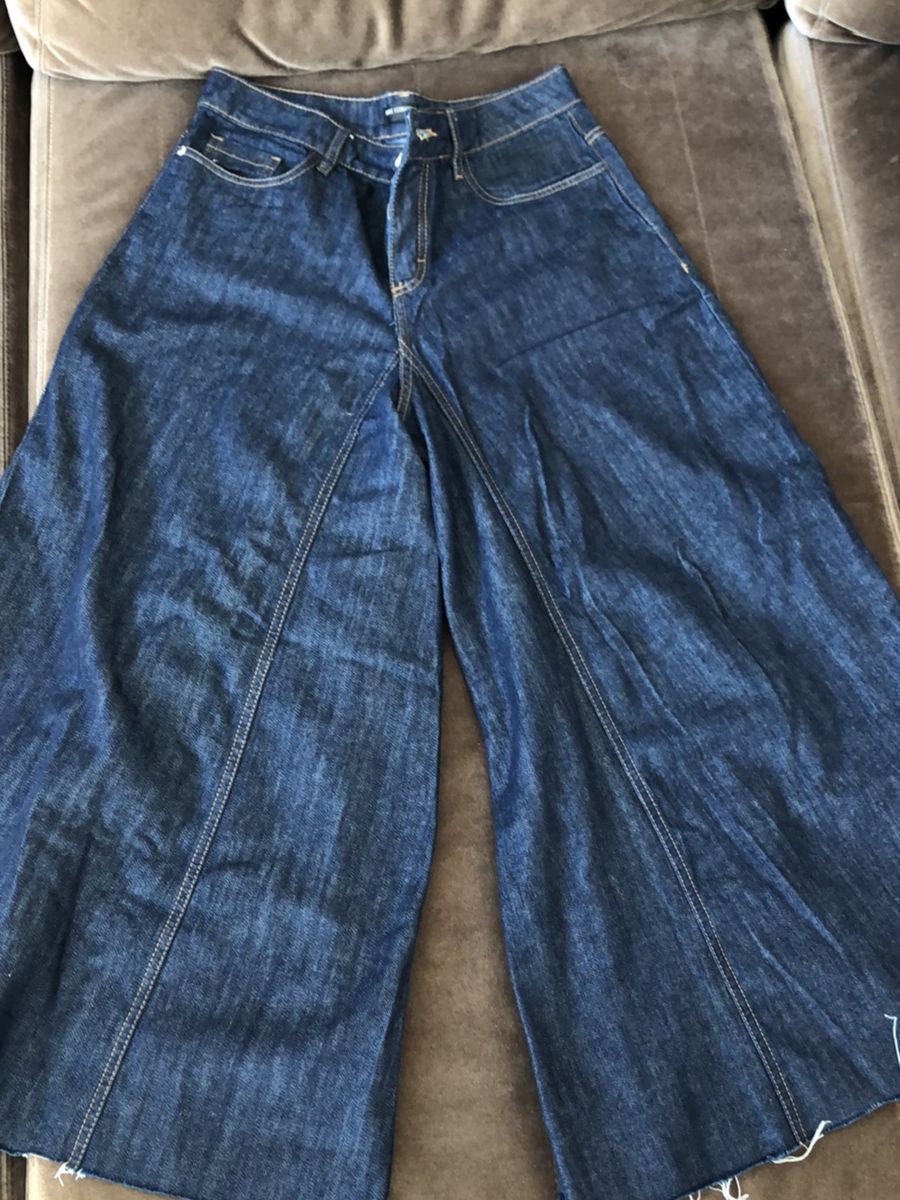 Saia com 2024 calça jeans