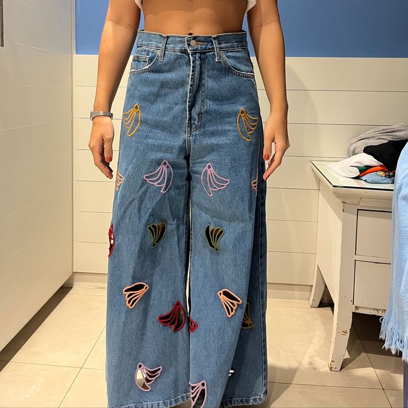 Calça Jeans Farm | Calça Feminina Farm Nunca Usado 90196142 | enjoei
