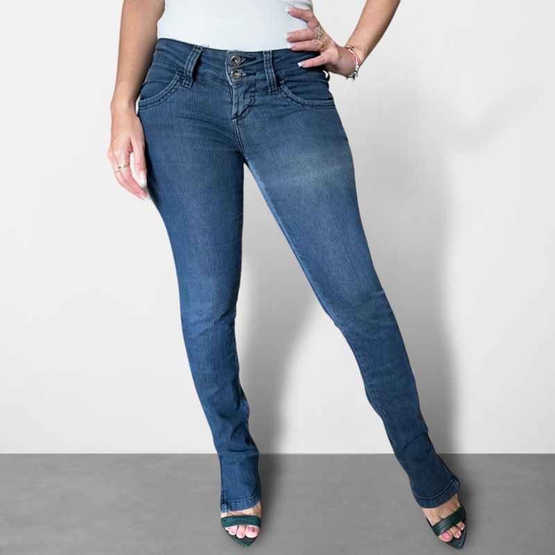 Calça jeans sales m officer feminina