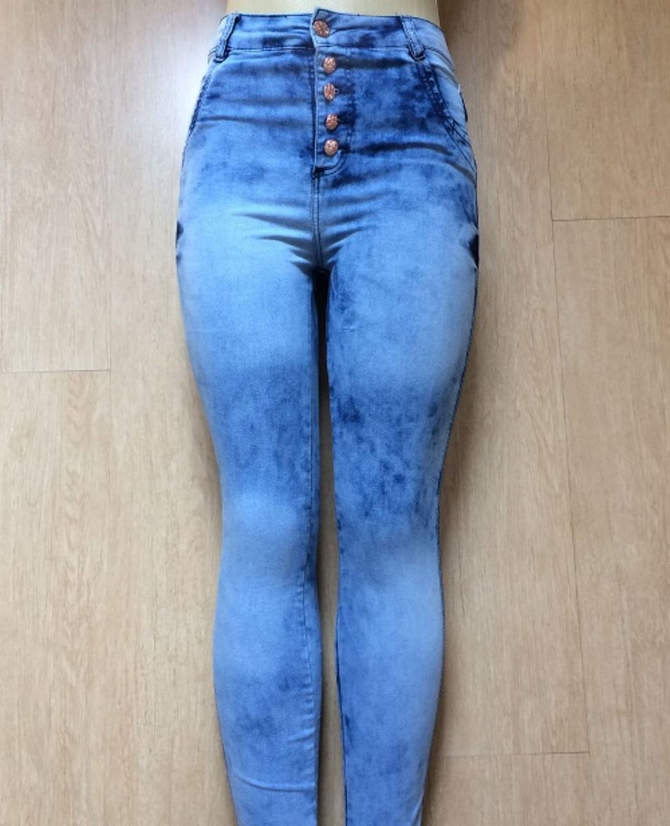 calça jeans feminina cos alto