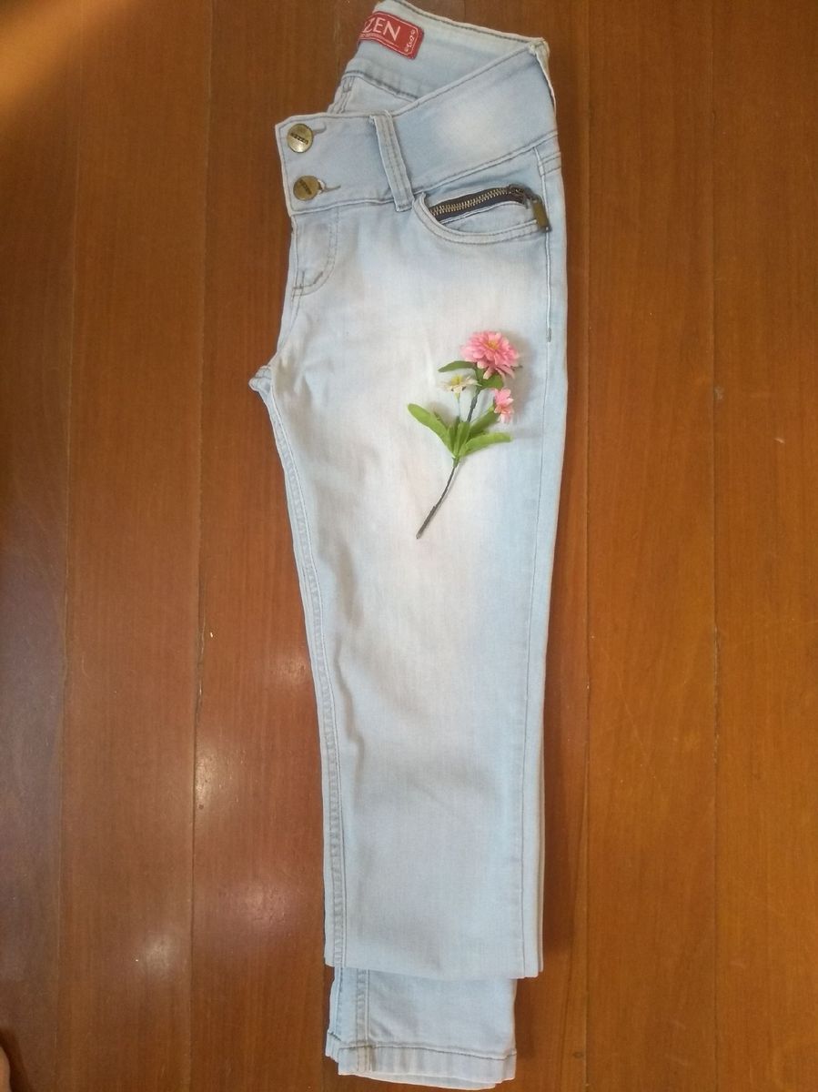 calça jeans feminina lavagem clara