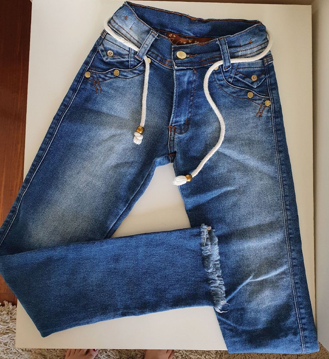 Calça jeans hot sale tamanho 8