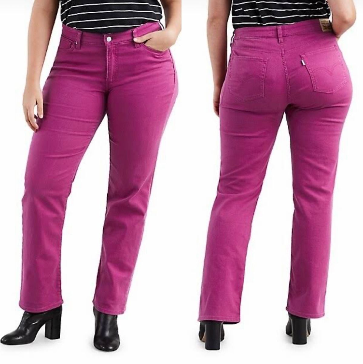 Calça Jeans Feminina da Levis Original 414 Classic Straight Plus Size  Importado., Calça Feminina Levi'S Nunca Usado 97085525