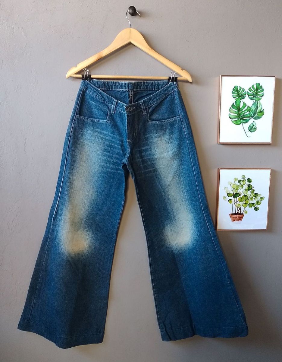 calça jeans feminina pantacourt