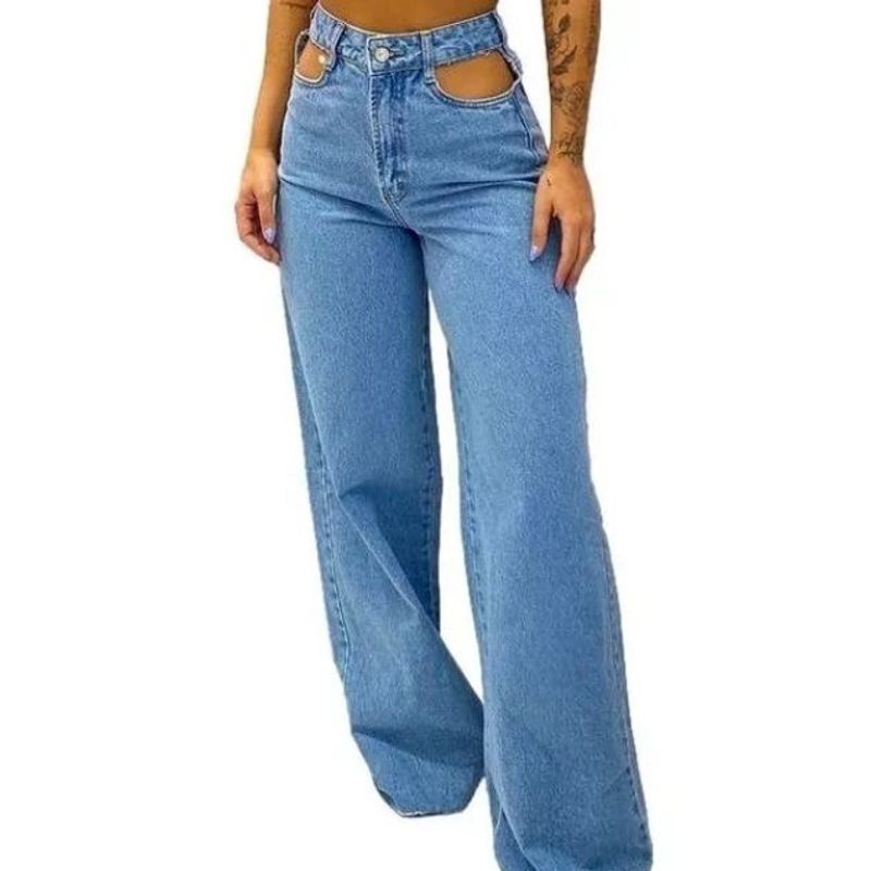 Calca Jeans Bolso Vazado Calça Jeans Feminina Bolso Vazado Na Extra