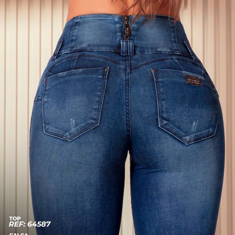 Calça Jeans Feminina Pitbull Lançamento Ref 62194 em Promoção na
