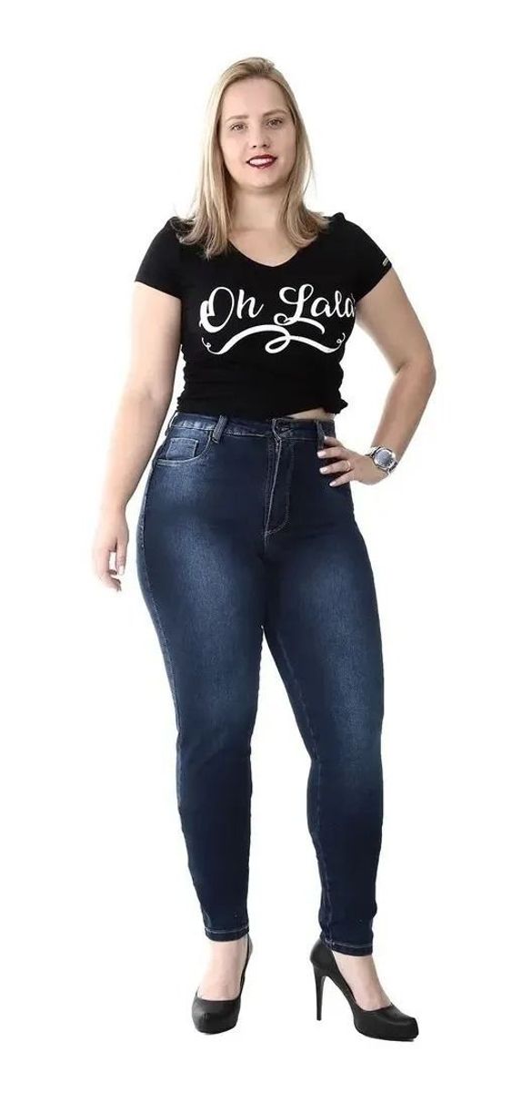 calça sawary plus size preta