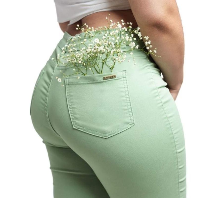 Jeans hot sale verde menta