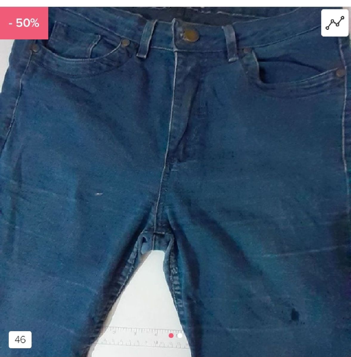 calça jeans 46 feminina