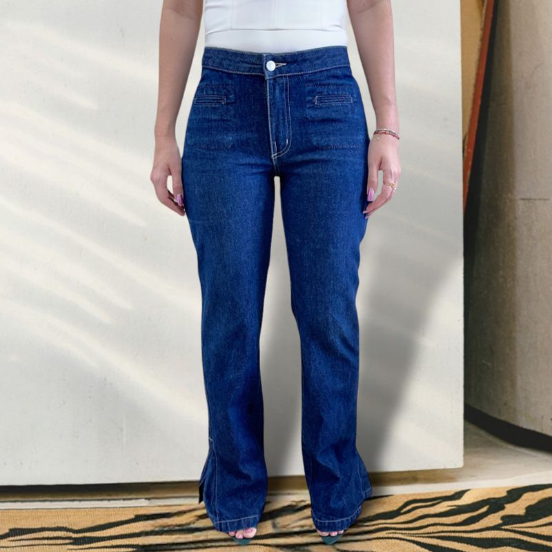 Calça Jeans Feminina Vintage Cgc Cos Alto, Calça Feminina Iodice Usado  97818055