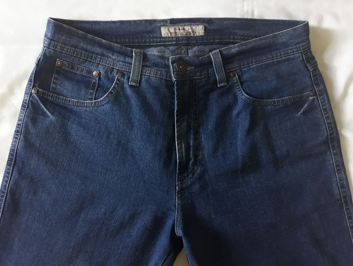 calça jeans fideli tradicional masculina