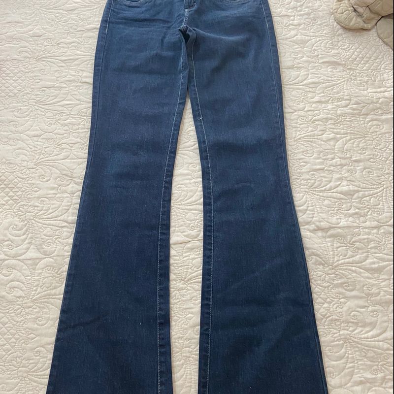 Calça jeans best sale flare patoge