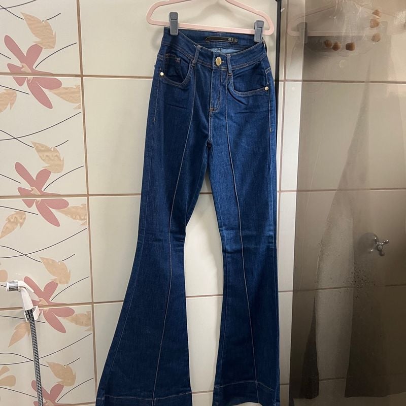 Calça jeans flare cheap morena rosa