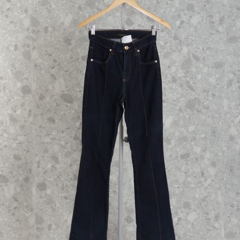 Calça jeans hot sale flare damyller