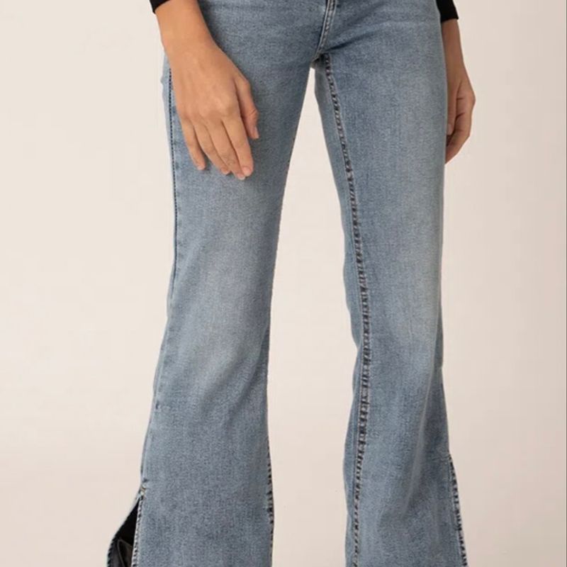 Calça jeans flare store cea