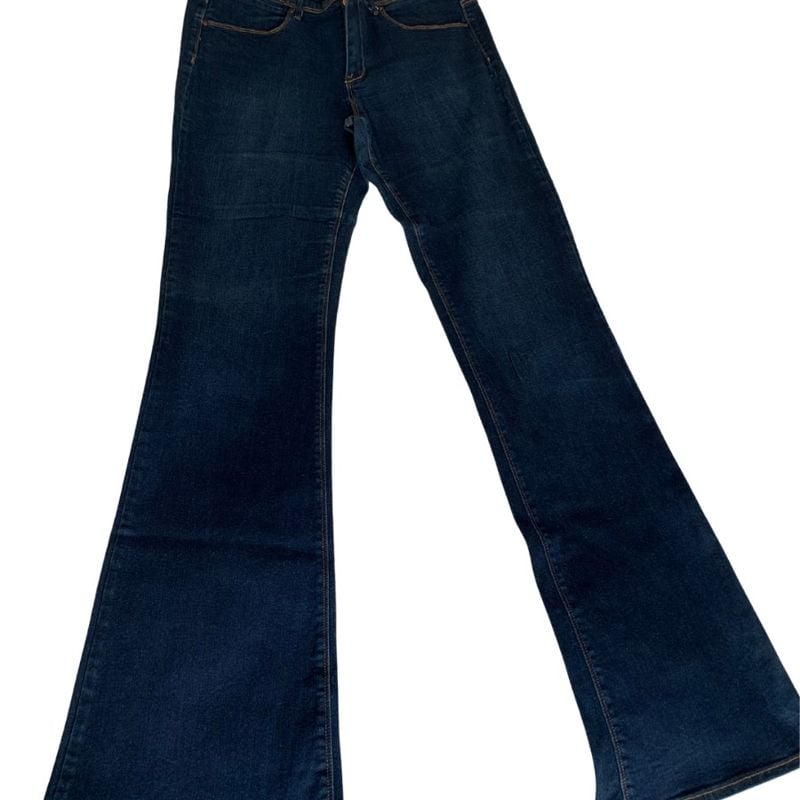 Calça Jeans Flare Feminina Zara Trafaluc Denim Zara Usado