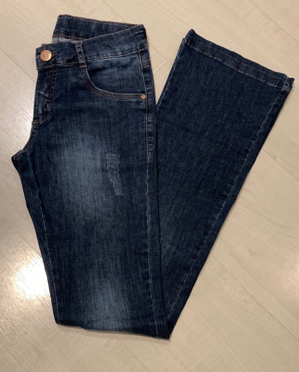 calça flare juvenil